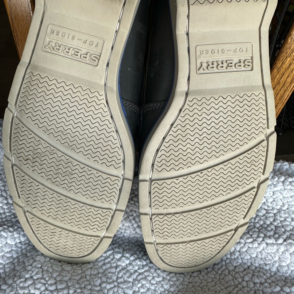 Sperry Men's Boat Shoes - Navy and Tan - Picture 10 of 10